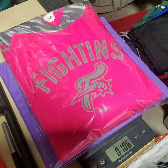 Reading Fightin Phils Hoodie Girls XL Under Armour Cold Gear Loose Sweatshirt - Picture 10 of 10